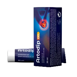 Artodip gel — вид тюбика 50 мл суставного геля